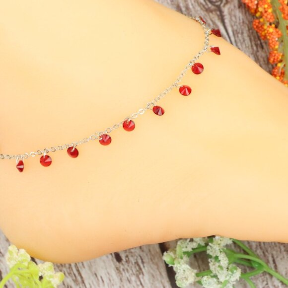 Dainty Anklet for Women – Elegant Everyday Jewelry & Perfect Gift | MLCRC2129 - Picture 3 of 10